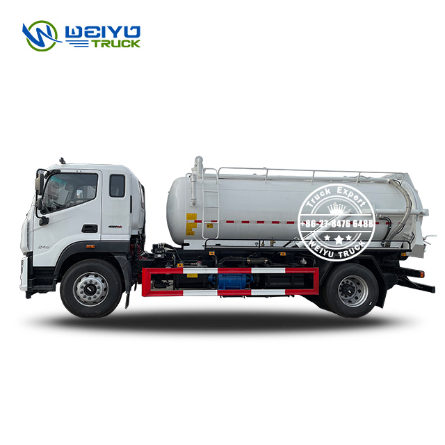 FOTON AUMAN CCC ISO9001 8 CBM camion municipal d'aspiration d'eaux et d'égout à haute pression 