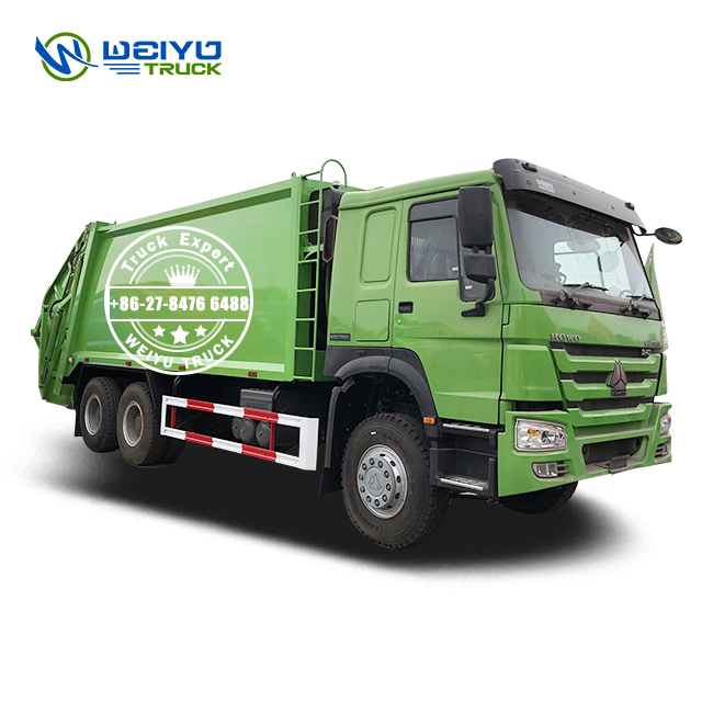 Sinotruk HOWO 6x4 RHD16 CBM ISO9001 Camion compacteur de déchets commerciaux 