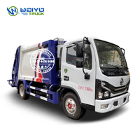 Dongfeng Duolicar 6 CBM ISO9001 Camion compacteur d'ordures d'élimination des déchets