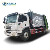 Camion compacteur de déchets de gestion des déchets FAW 4X2 12 CBM CCC