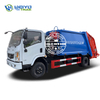 Dongdeng 4x2 6 CBM moteur GNC Camion commercial de compacteur d'ordures d'hygiène