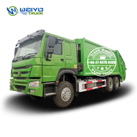 Sinotruk HOWO 6x4 RHD16 CBM ISO9001 Camion compacteur de déchets commerciaux 