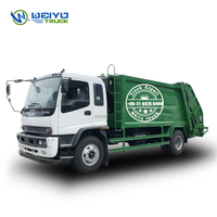 ISUZU FTR 12 CBM TS16949 Camion compacteur de déchets d'assainissement
