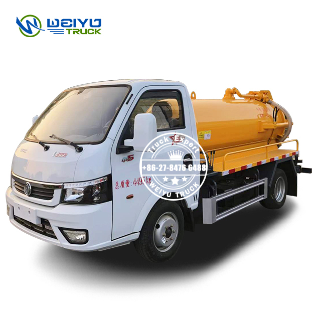 Dongfeng Tuyi 2000 litres camion combinés personnaliser d'aspiration d'égout de drainage