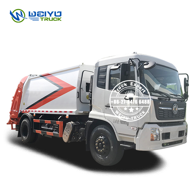 Dongfeng 4x2 12 CBM EPA Camion compacteur d'ordures d'élimination des déchets
