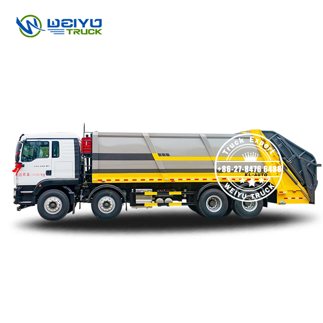 HOWO 8X4 25m3 Camion compacteur d'ordures d'assainissement urbain