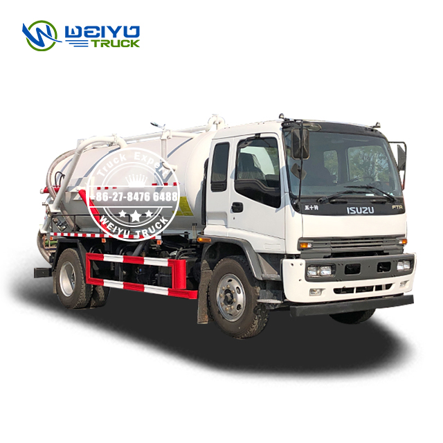  ISUZU Camion d'aspiration des eaux usées de drainage commercial en acier inoxydable