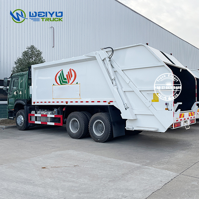 HOWO 371 HP 20 CBM CCC Camion compacteur de déchets de gestion des déchets 