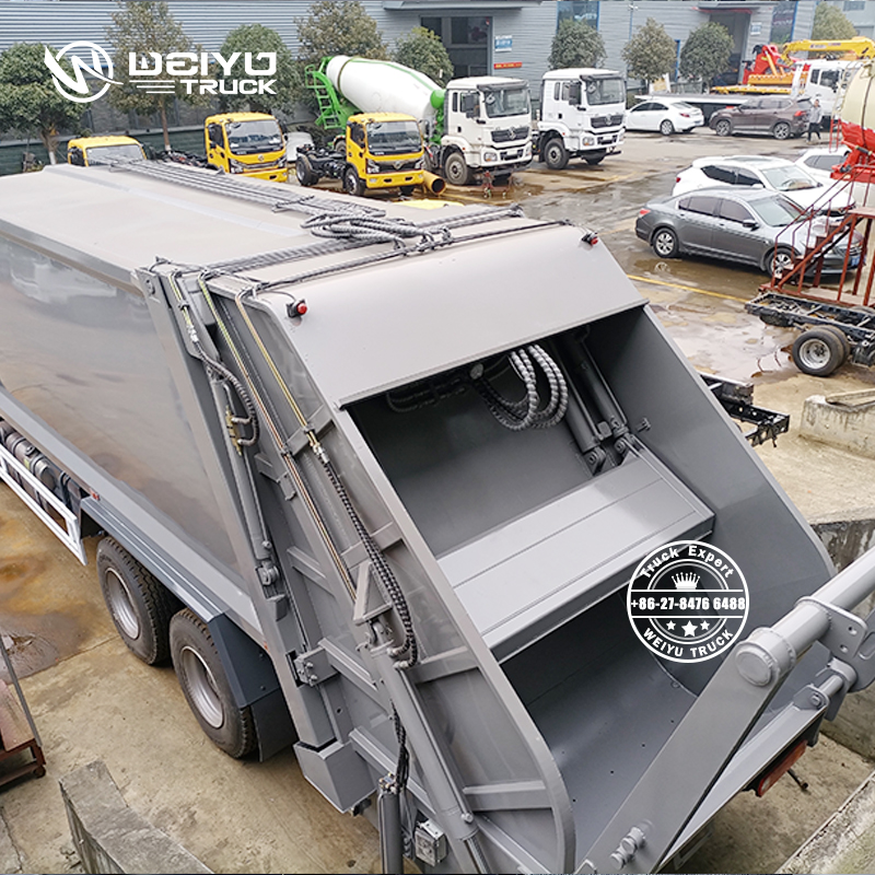 Sinotruk 20 M3 ISO9001 Camion compacteur d'ordures pour la collecte des déchets solides