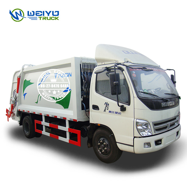 Foton 8 CBM ISO9001 Camion compacteur d'ordures d'élimination des déchets