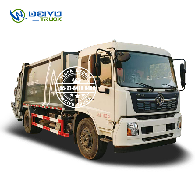Dongfeng Kinrun 12 CBM TS16949 Camion compacteur à ordures commercial 