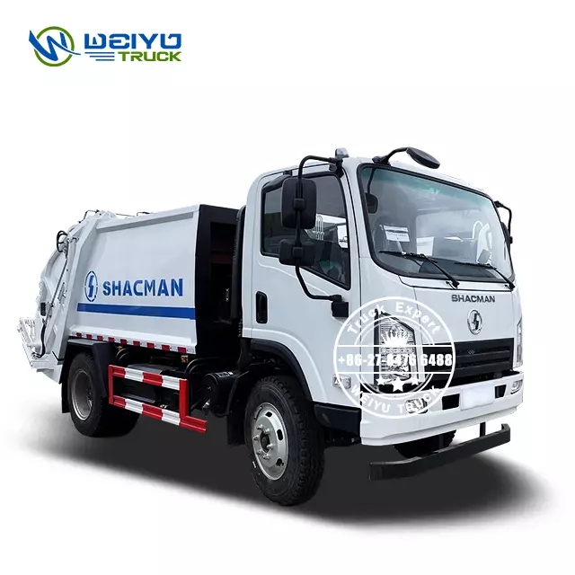 6 Roues Shacman 10cbm Poubelle compacteur de déchets chariot - Chine Le  compacteur Camion Poubelle, comprimé Camion Poubelle