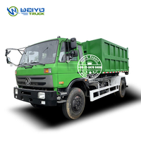 DONGFENG 12 CBM Camion de collecte de déchets de ville durable de type levage à crochet