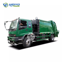 ISUZU FVR 14CBM Camion à ordures compressé de gestion des déchets 