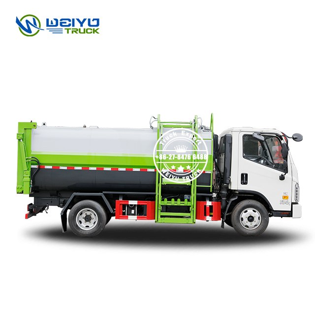 Camion de collecte des ordures à chargement latéral pour la gestion des déchets alimentaires 