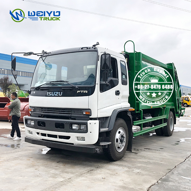 ISUZU FTR 12 CBM TS16949 Camion compacteur de déchets d'assainissement