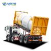 SINOTRUK HOWO 8x4 20 CBM Camion à ordures de levage de crochet de déchets solides avec le conteneur mobile de compacteur d'ordures