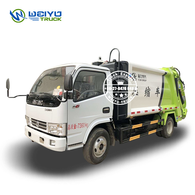 Dongfeng Furuicar 6 CBM CCC Camion compacteur de déchets d'assainissement 