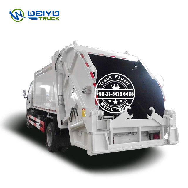 ISUZU 6 CBM TS16949 Camion compacteur de déchets d'élimination des déchets