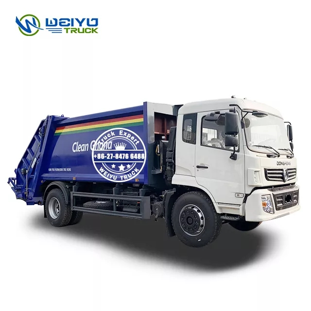 DONGFENG 10 tonnes Camion à ordures compressé de recyclage des déchets de la ville 